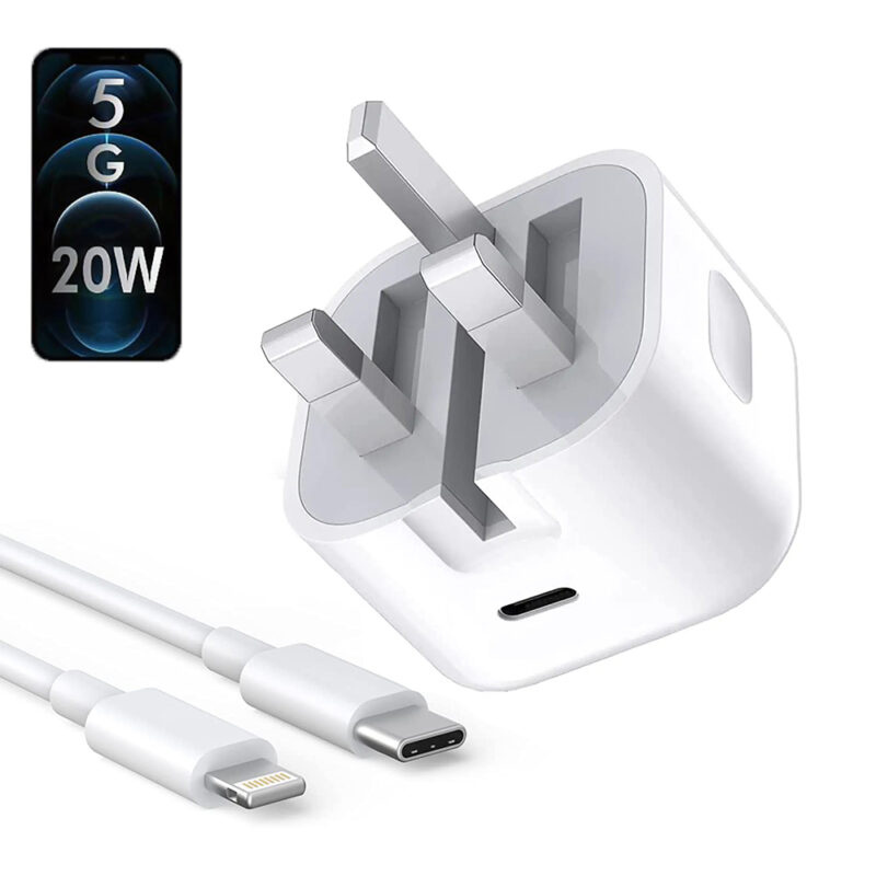 Apple 20W USB-C PD Power Adapter & Cable - SHOJEE