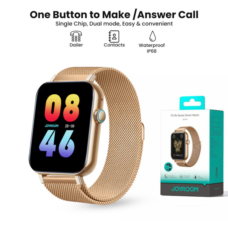 Joyroom FT5 Pro Smart Watch - Answer/Make Calls, 80+ Sports Modes | SHOJEE