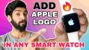 Apple logo add in smart watch
